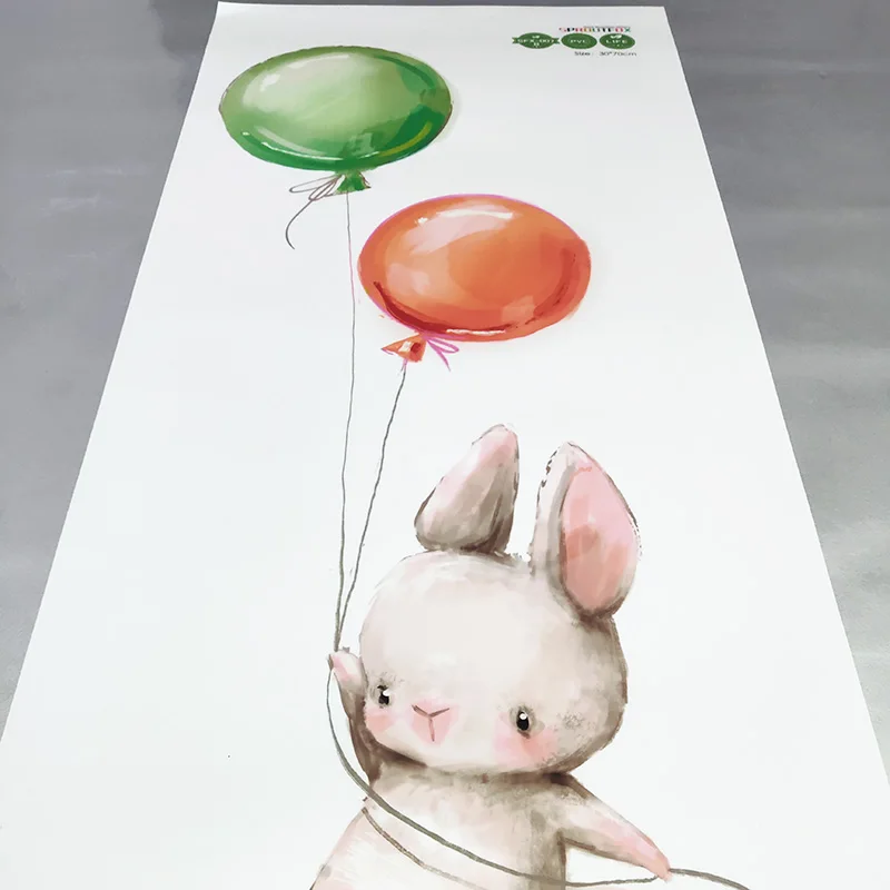 Animal Cartoon Wall Stickers For Kids Rooms Balloon Bunny Decorative 3D Wall Stickers For Children Rooms Large Kids Wall Decals
Animal Cartoon Wall Stickers For Kids Rooms Balloon Bunny Decorative 3D Wall Stickers For Children Rooms Large Kids Wall Decals