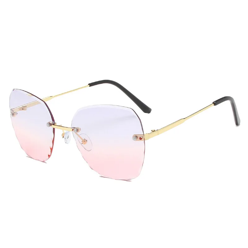 Retro Rimless Butterfly Sunglasses Women Wave Cut Edge Gradient Ocean Piece Sun Glasses Metal Frame Polarized Eyewear UV400
Retro Rimless Butterfly Sunglasses Women Wave Cut Edge Gradient Ocean Piece Sun Glasses Metal Frame Polarized Eyewear UV400