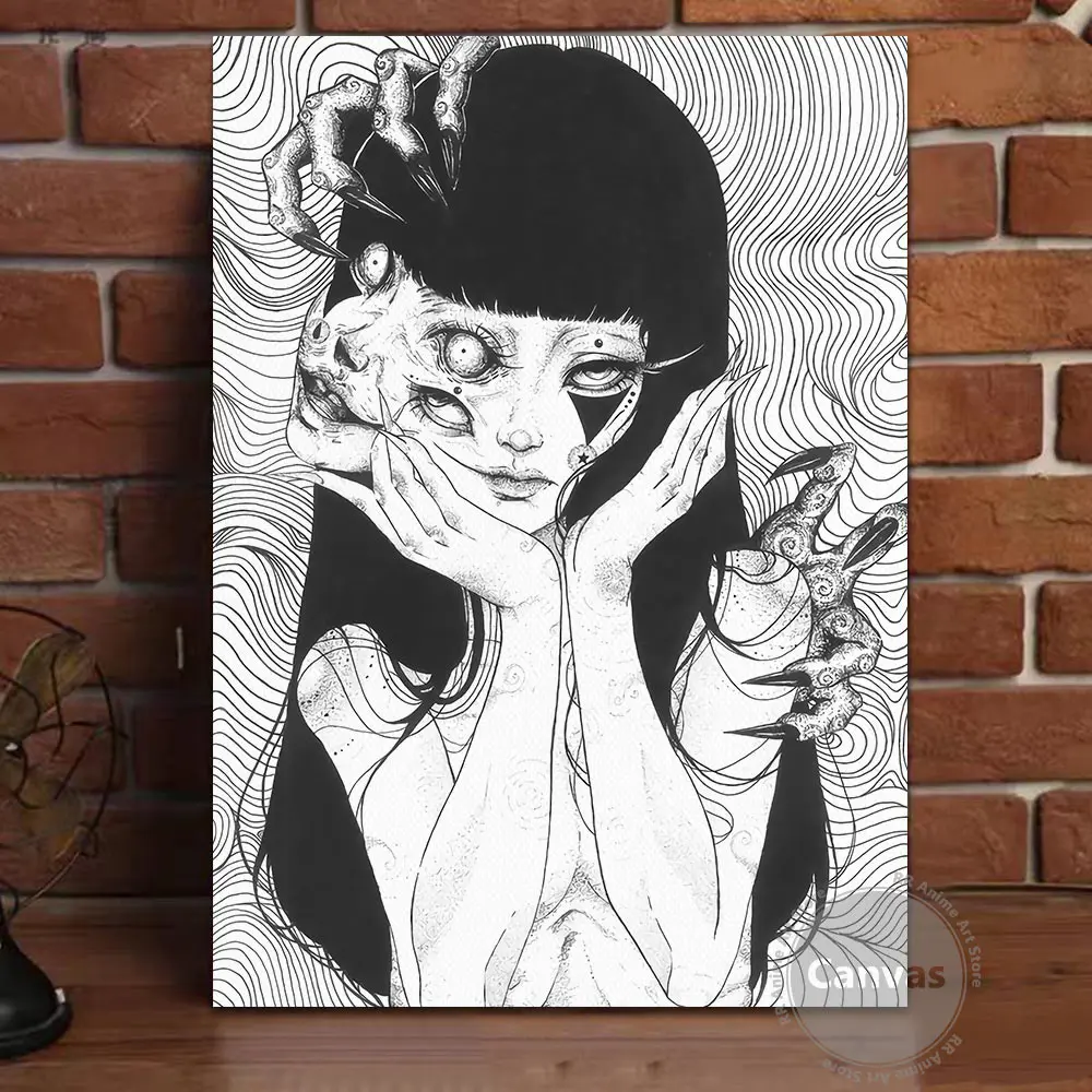 Canvas Anime Tomie Revenge Junji Ito Pictures Home Decoration Paintings Poster HD Prints Wall Art Modular Living Room
Canvas Anime Tomie Revenge Junji Ito Pictures Home Decoration Paintings Poster HD Prints Wall Art Modular Living Room