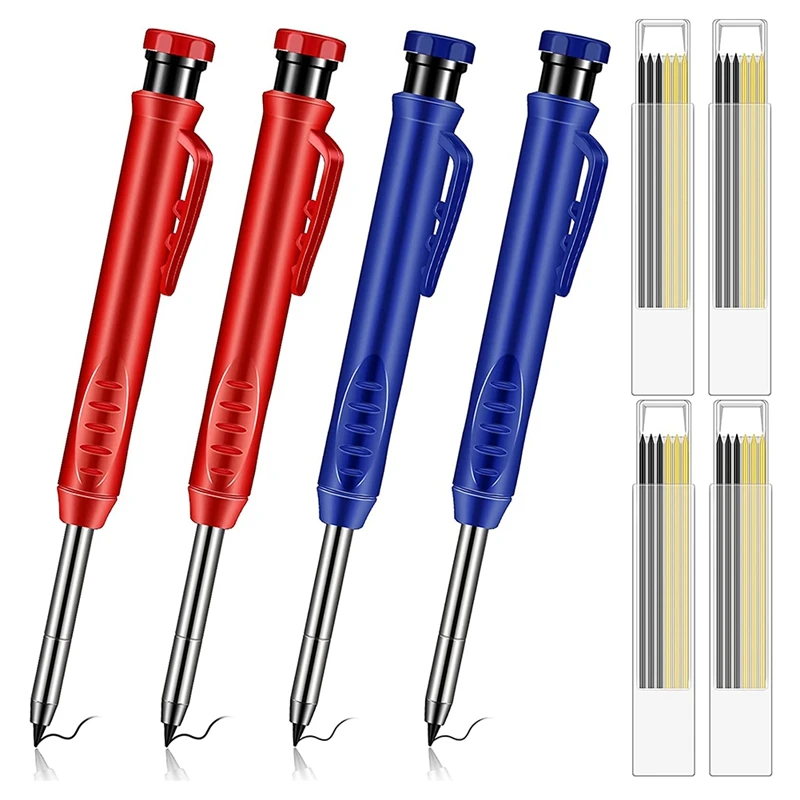 4 Pieces Solid Carpenter Pencil Tool Mechanical Pencil Deep Hole Mechanical Pencil Construction For Carpenter Architect
4 Pieces Solid Carpenter Pencil Tool Mechanical Pencil Deep Hole Mechanical Pencil Construction For Carpenter Architect