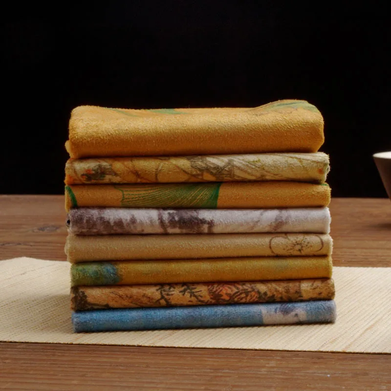 Chinese Style Square Tea Towel Absorbent Chinese Zen Deerskin Velvet Painted Tea Mat Heat Insulation Yixing Clay Teapots
Chinese Style Square Tea Towel Absorbent Chinese Zen Deerskin Velvet Painted Tea Mat Heat Insulation Yixing Clay Teapots