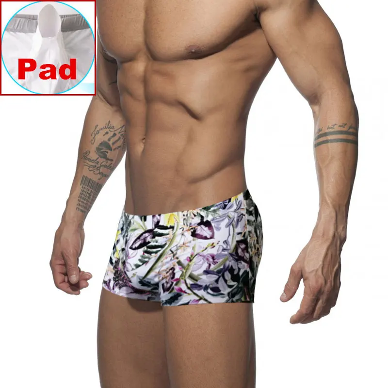 Фото Мужские плавки с накладками в комплекте серфинг пляжные шорты - купить