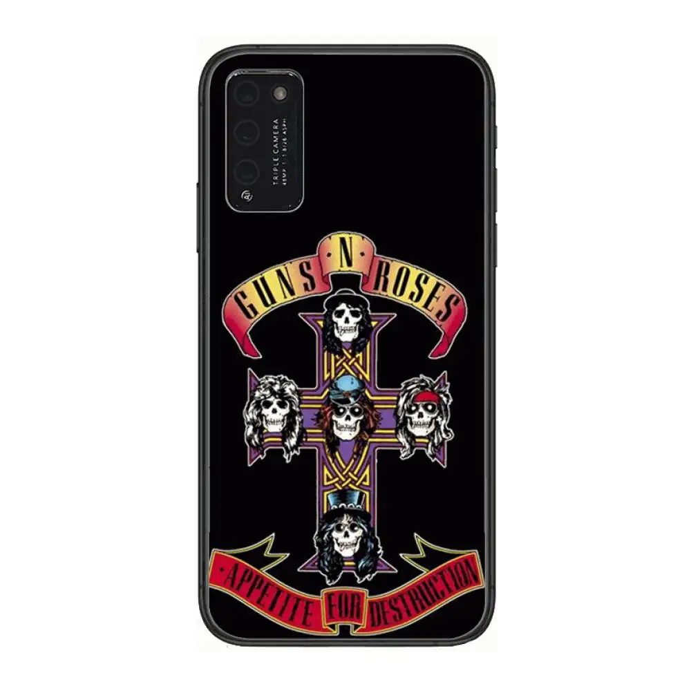armas de rocha roses Clear Phone Case For Huawei Honor 10 20 30 9 X Pro Lite V 5G RU Black Etui Coque Hoesjes Comic Fashion 
armas de rocha roses Clear Phone Case For Huawei Honor 10 20 30 9 X Pro Lite V 5G RU Black Etui Coque Hoesjes Comic Fashion