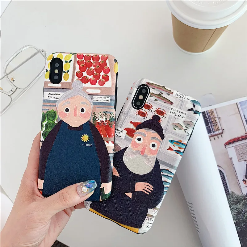 New Fashion Phone Case For iPhone 11 12 Pro XS MAX XR X 7 8 Plus 12 Mini Grandma Grandpa Soft Silicone Phone Cover Bag
New Fashion Phone Case For iPhone 11 12 Pro XS MAX XR X 7 8 Plus 12 Mini Grandma Grandpa Soft Silicone Phone Cover Bag