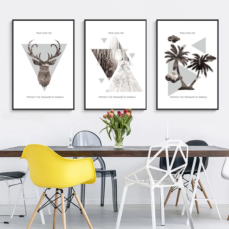 Abstract Geometric Animal Forest Canvas Paintings Nordic Posters Prints Wall Art Oil Pictures for Living Room Home Decor
Abstract Geometric Animal Forest Canvas Paintings Nordic Posters Prints Wall Art Oil Pictures for Living Room Home Decor
