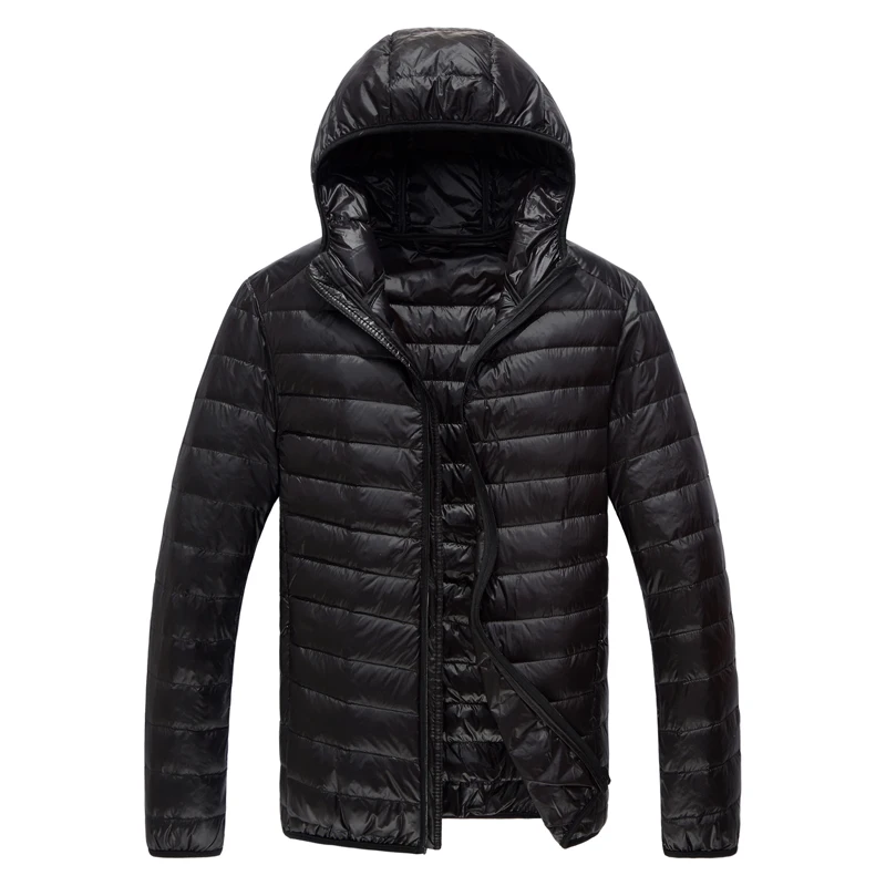 Winter Men Ultralight Thin Down Jacket White Duck Down Hooded Jackets Long Sleeve Warm Coat Parka Solid Portable Outwear
Winter Men Ultralight Thin Down Jacket White Duck Down Hooded Jackets Long Sleeve Warm Coat Parka Solid Portable Outwear