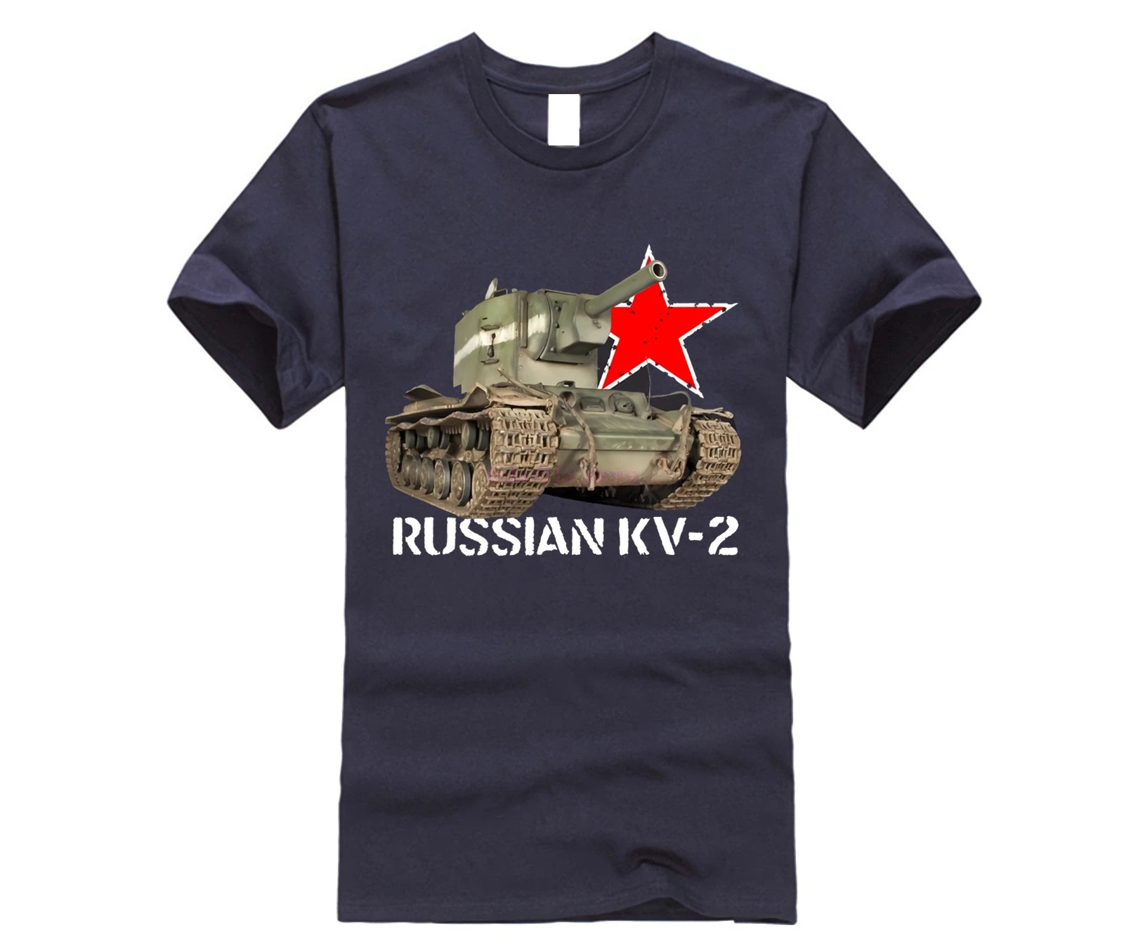 2019 летняя хлопковая футболка русская KV 2 tank WW2 модная в стиле милитари armour танки