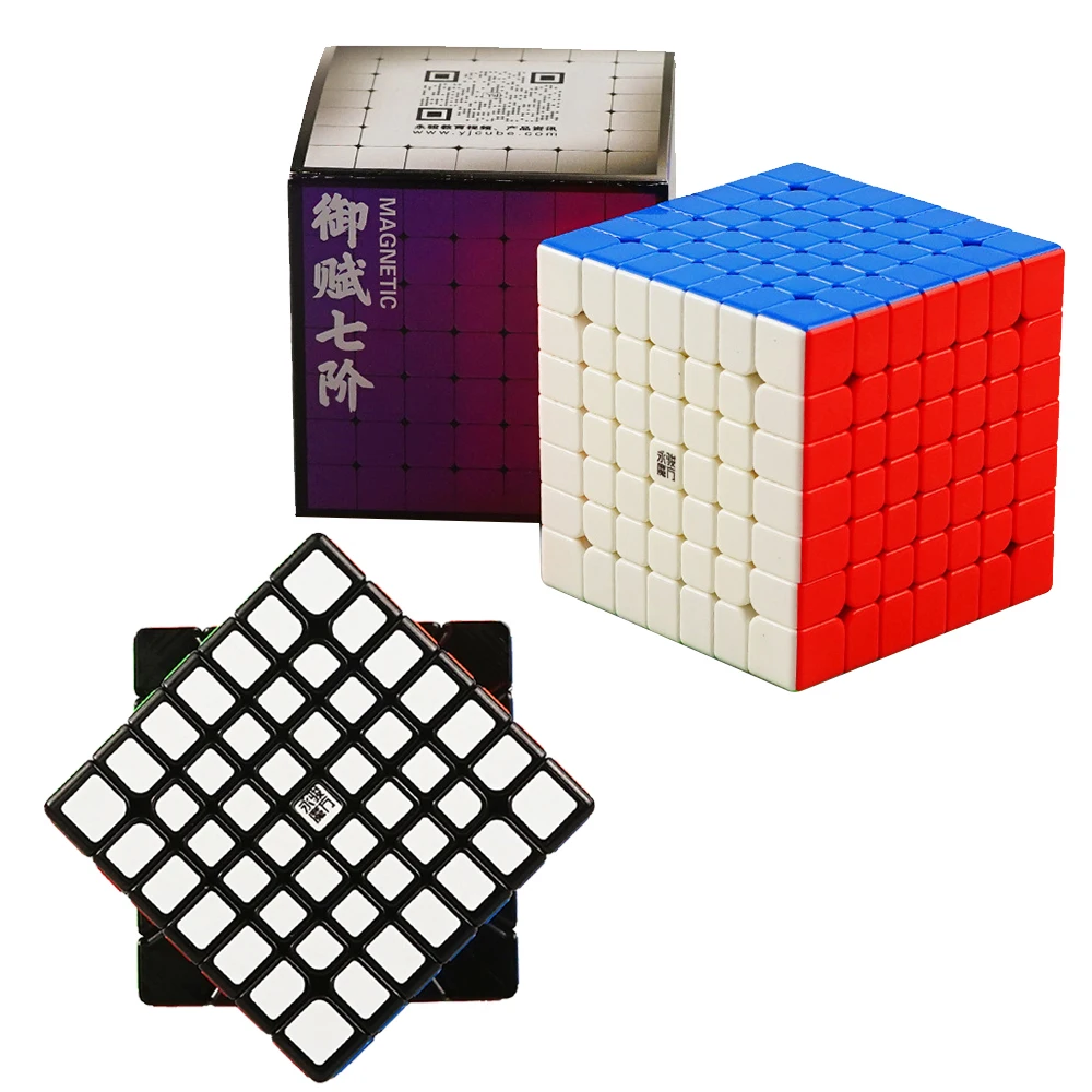 YongJun Magnetic 7x7x7 YuFu M 7*7 Speed Stickers sticker Magic Cube Puzzle educational toys for Kids baby | Игрушки и хобби
