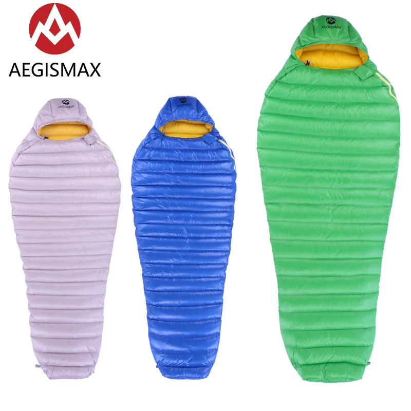 

Спальный мешок AEGISMAX Leto для мам, белый гусиный пух, ультралегкий, водонепроницаемый, с капюшоном, для отдыха на открытом воздухе, походов