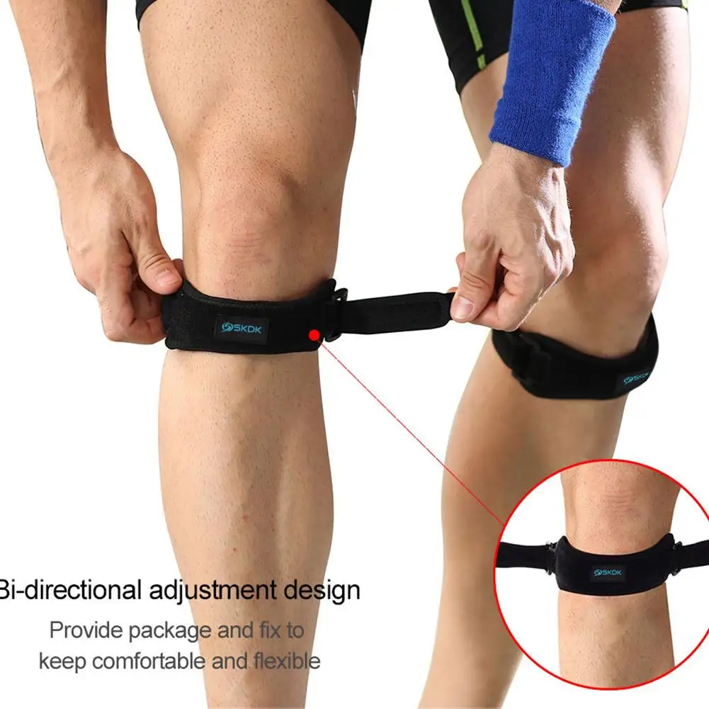 Unisex Adjustable Knee Patellar Tendon Support Strap Band Knee Protector Support Brace Pads Running Basketball Outdoor Sport Aid
Unisex Adjustable Knee Patellar Tendon Support Strap Band Knee Protector Support Brace Pads Running Basketball Outdoor Sport Aid