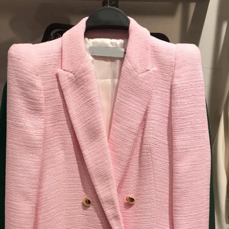ZAAHONEW 2021 Spring Autumn Women Fashion Vintage Pink Tweed Blazer Coat Chic Pockets Suit Jacket Female Office Outerwear
ZAAHONEW 2021 Spring Autumn Women Fashion Vintage Pink Tweed Blazer Coat Chic Pockets Suit Jacket Female Office Outerwear
