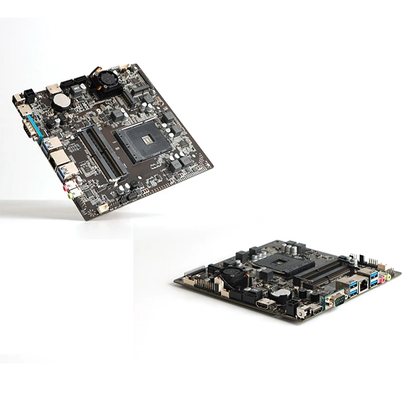 for AMD A320 Thin ITX Industrial Control Motherboard AM4 32G Dual-Channel Desktop All-In-One MINI Computer Motherboard
for AMD A320 Thin ITX Industrial Control Motherboard AM4 32G Dual-Channel Desktop All-In-One MINI Computer Motherboard