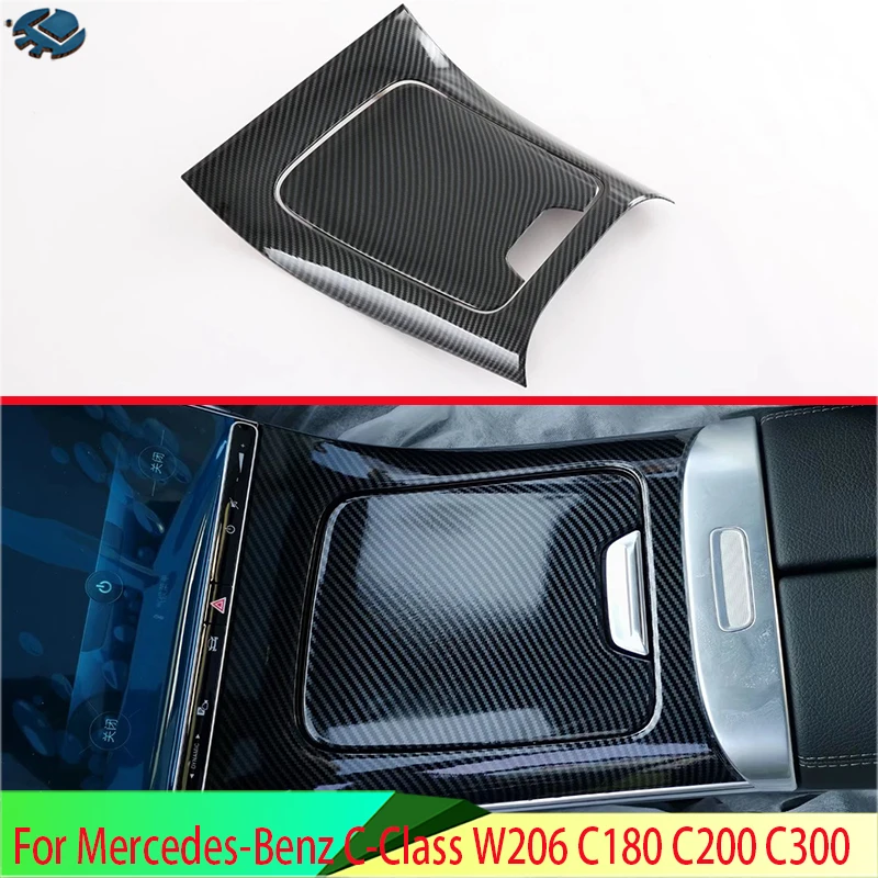 For Mercedes-Benz C-Class W206 C180 C200 C300 2022 2023 Carbon Fiber Style Front Center Console Cup Drink Holder Cover Trim
For Mercedes-Benz C-Class W206 C180 C200 C300 2022 2023 Carbon Fiber Style Front Center Console Cup Drink Holder Cover Trim