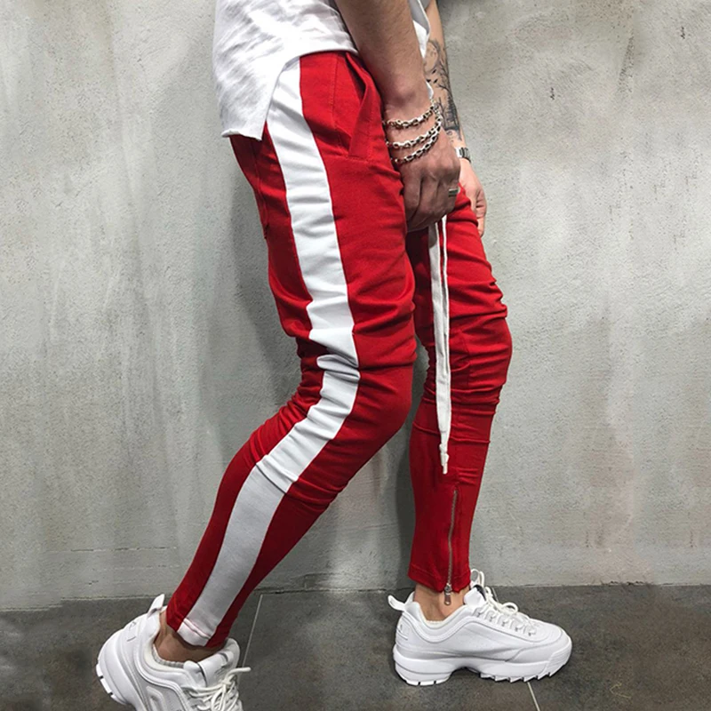 Man's Casual Pants Joggers Hip Hop Sweatpants Fashion Side Stripe Mens Pencil Pants Streetwear Male Pant Skinny Trousers For Men
Man's Casual Pants Joggers Hip Hop Sweatpants Fashion Side Stripe Mens Pencil Pants Streetwear Male Pant Skinny Trousers For Men