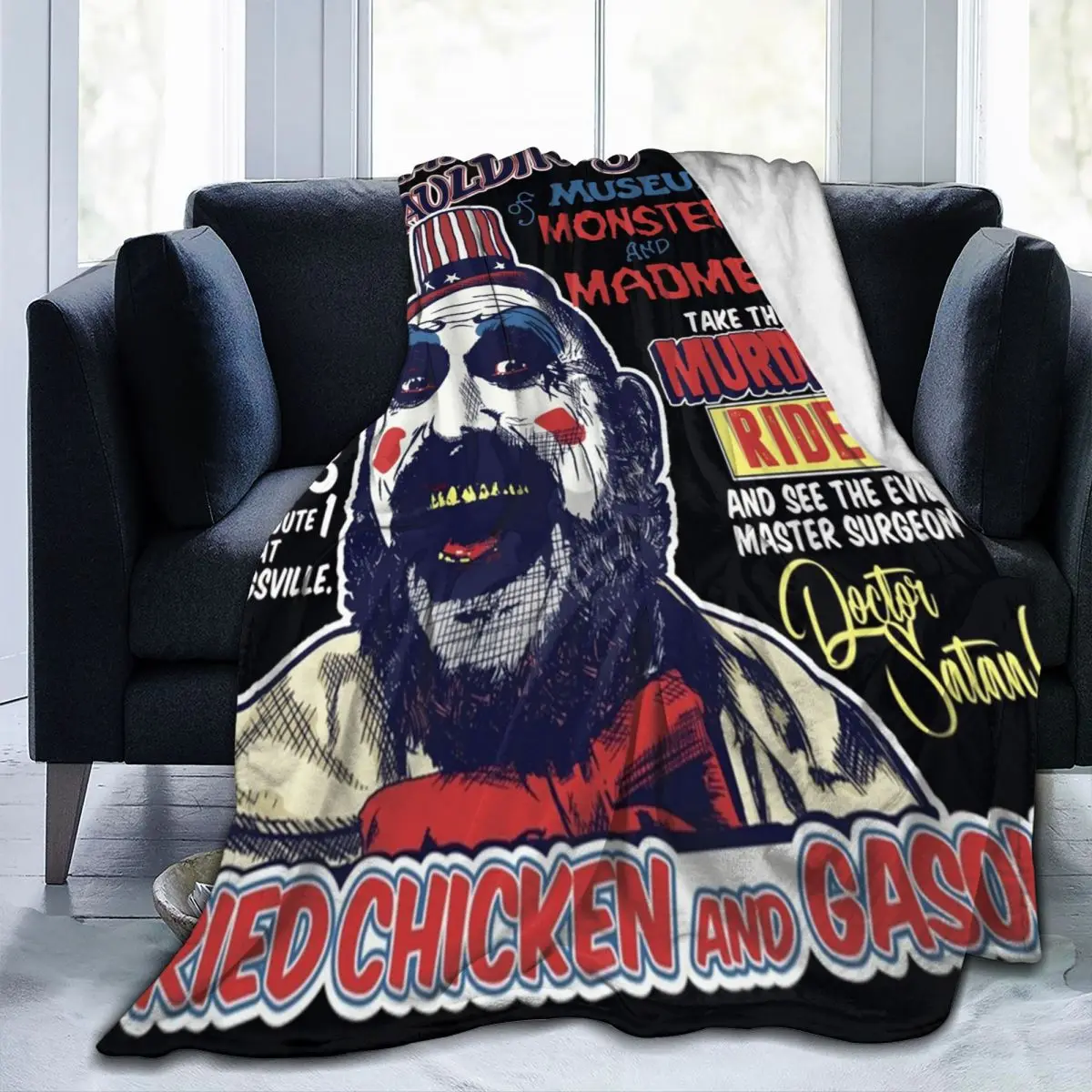 Captain Spaulding Museum Of Monsters House Of 1000 Corpses Blanket For Home Decor Decorative Micro Fleece Throw Blankets
Captain Spaulding Museum Of Monsters House Of 1000 Corpses Blanket For Home Decor Decorative Micro Fleece Throw Blankets