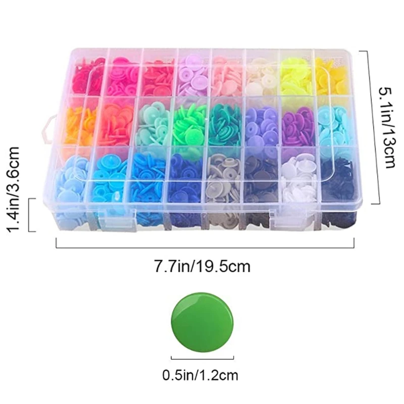 408 Sets T5 Plastic Buttons Fasteners Snap Button for Clothing Kid Wear Bibs Diapers Woollen Fabrics (24 Assorted Colors)
408 Sets T5 Plastic Buttons Fasteners Snap Button for Clothing Kid Wear Bibs Diapers Woollen Fabrics (24 Assorted Colors)