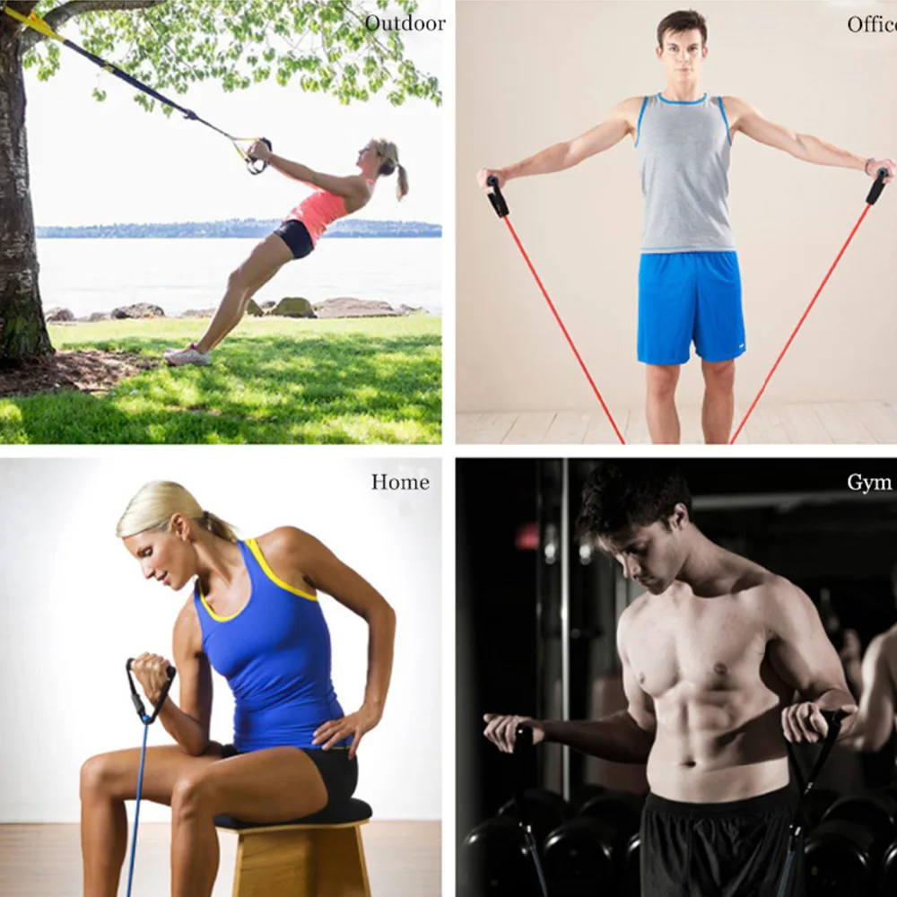 New Fitness Resistance Bands Elastic bands for Fitness Rubber Expander Pull Rope Exercise Tube Workout Bands Training Crossfit
New Fitness Resistance Bands Elastic bands for Fitness Rubber Expander Pull Rope Exercise Tube Workout Bands Training Crossfit