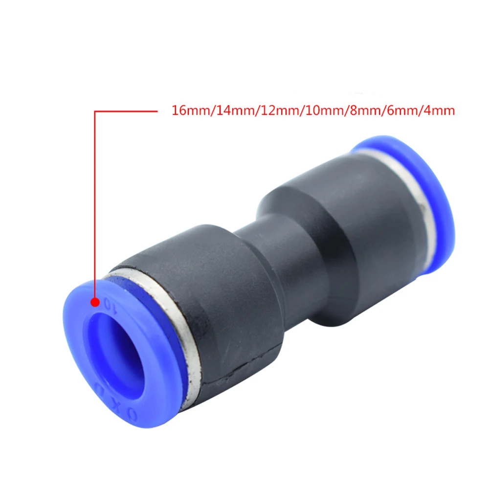Pneumatic Fittings PU Straight Connector 4-16mm OD Hose Reducing 8-6mm Plastic Push In Quick Connector Air Fitting Plumbing
Pneumatic Fittings PU Straight Connector 4-16mm OD Hose Reducing 8-6mm Plastic Push In Quick Connector Air Fitting Plumbing