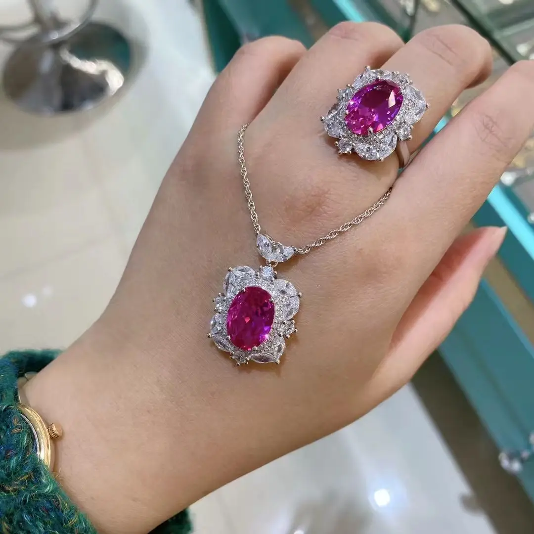 Роскошное серебро 925 пробы, блестящее кольцо с розовым бриллиантом, вечернее банкетное платье, ювелирные изделия для женщин, невесты
Роскошное серебро 925 пробы, блестящее кольцо с розовым бриллиантом, вечернее банкетное платье, ювелирные изделия для женщин, невесты