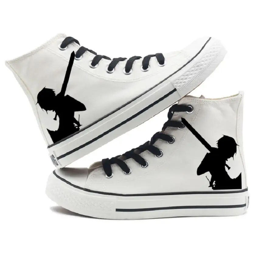 Unisex Anime Cos Sword Art Online Kirigaya Kazuto Kirito Student Casual Canvas shoe
Unisex Anime Cos Sword Art Online Kirigaya Kazuto Kirito Student Casual Canvas shoe