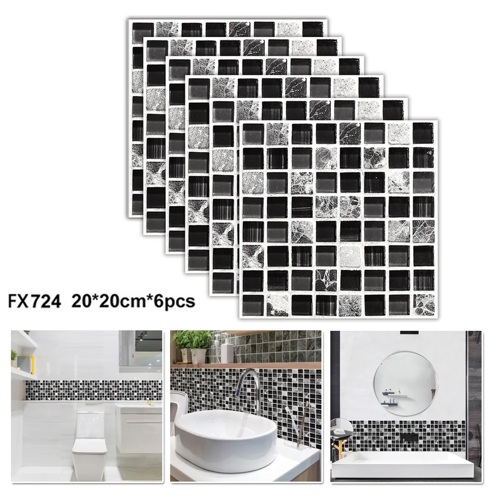 Mosaic Wall Floor Tiles Waterproof Sticker Bathroom Bedroom Self-Adhesive 3D DIY Home Decor Kitchen Cupboard Bathroom Wallpaper
Mosaic Wall Floor Tiles Waterproof Sticker Bathroom Bedroom Self-Adhesive 3D DIY Home Decor Kitchen Cupboard Bathroom Wallpaper