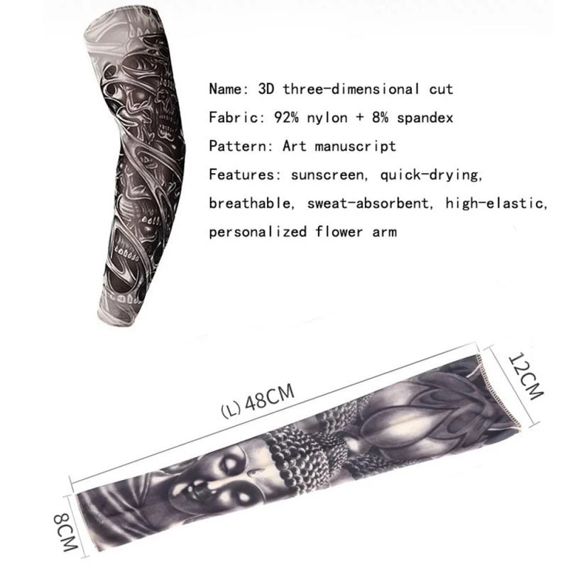 3D Tattoo Printed Outdoor Cycling Sleeves Arm Warmer UV Protection MTB Bike Bicycle Sleeves Arm Protection Ridding Arm Sleeves
3D Tattoo Printed Outdoor Cycling Sleeves Arm Warmer UV Protection MTB Bike Bicycle Sleeves Arm Protection Ridding Arm Sleeves
