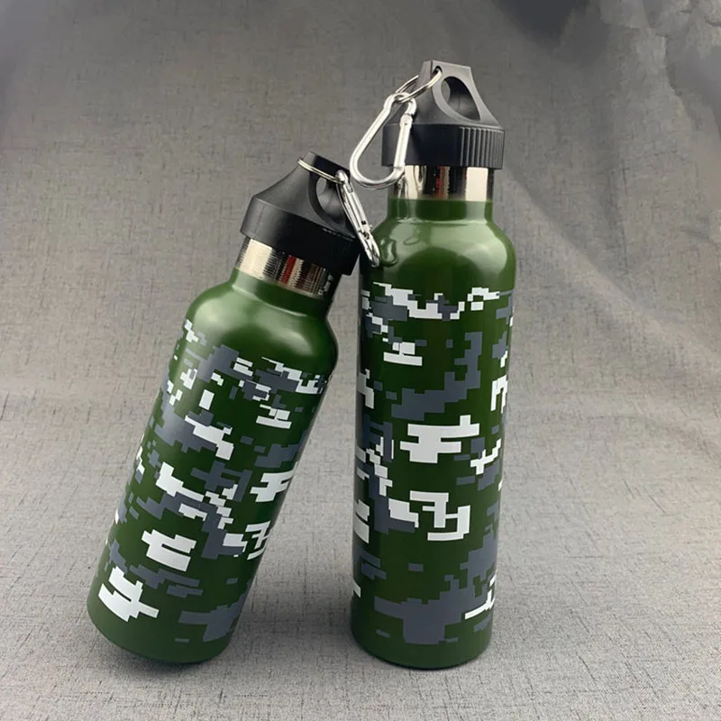 Preferential sale of full Camouflage Military kettle 304 stainless steel vacuum outdoor thermos bottle Xiali camp military train 
Preferential sale of full Camouflage Military kettle 304 stainless steel vacuum outdoor thermos bottle Xiali camp military train