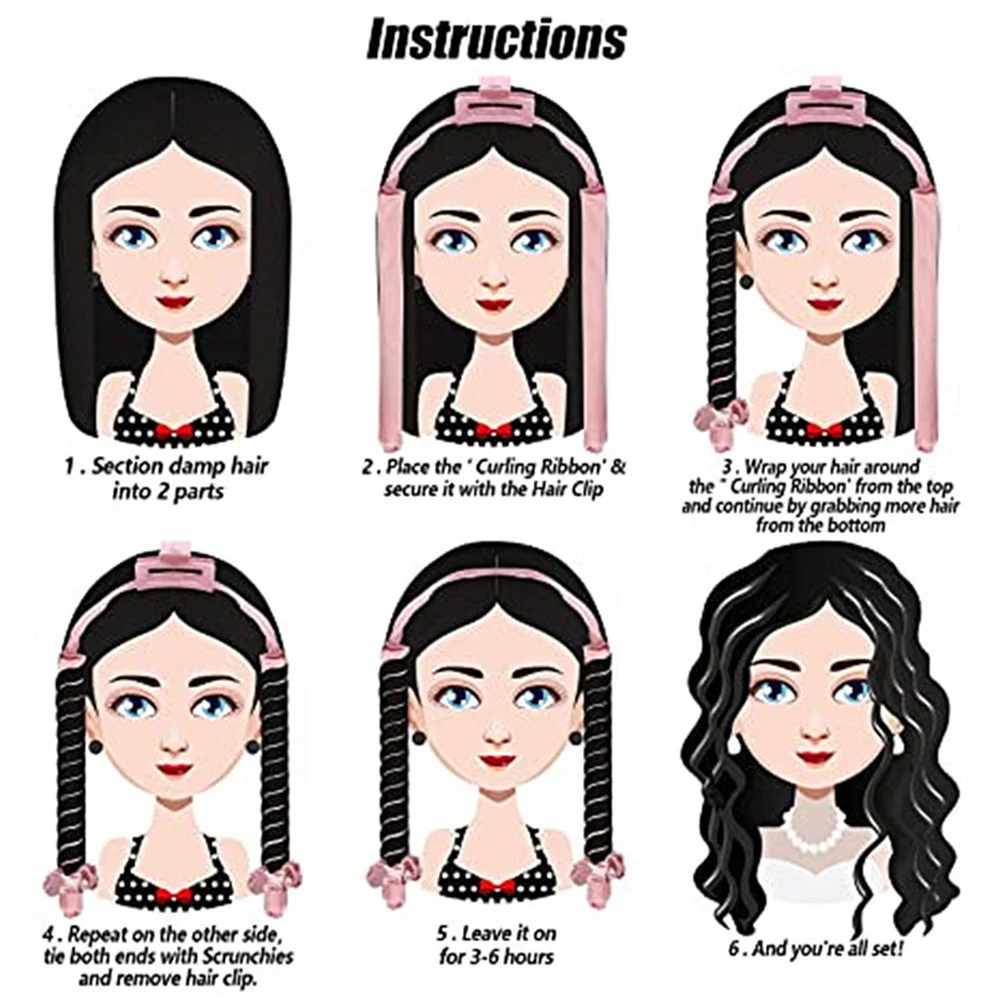 New Heatless Curling Rod Headband Lazy Curler Set Make Hair Soft Shiny No Heat Spiral Pear Flower Curling Modeling Accessories
New Heatless Curling Rod Headband Lazy Curler Set Make Hair Soft Shiny No Heat Spiral Pear Flower Curling Modeling Accessories