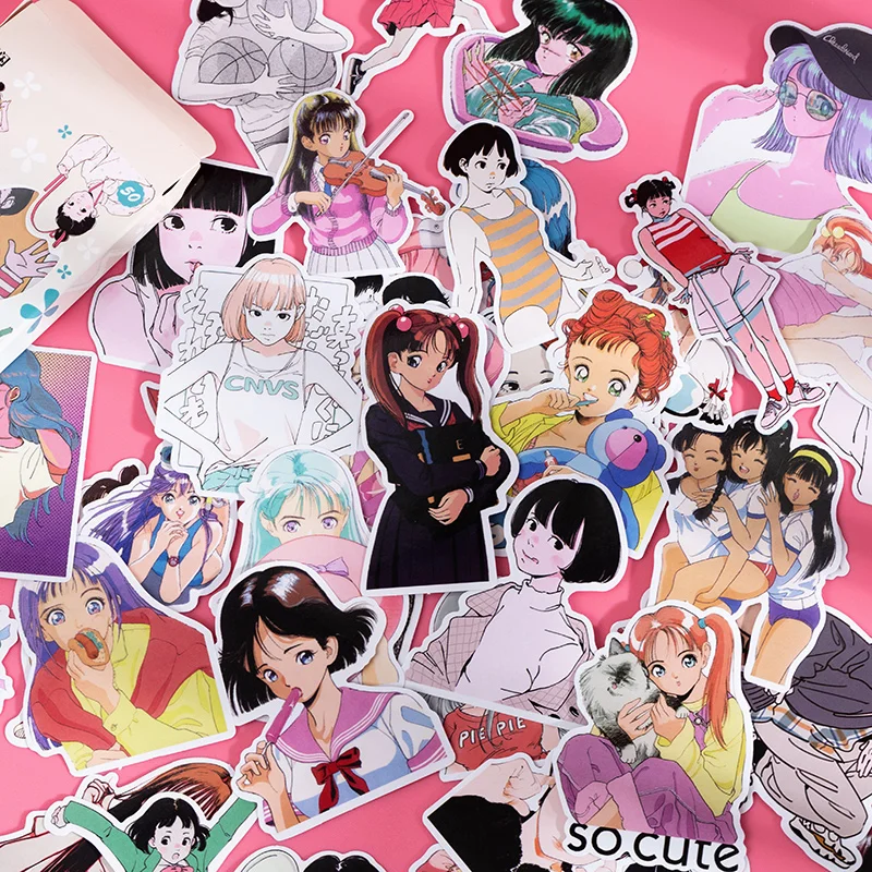 50 pcs/lot Kawaii girl Stickers aesthetic diy Decorative Scrapbooking material Sticker Diary Planner handmade Craft Supplies
50 pcs/lot Kawaii girl Stickers aesthetic diy Decorative Scrapbooking material Sticker Diary Planner handmade Craft Supplies