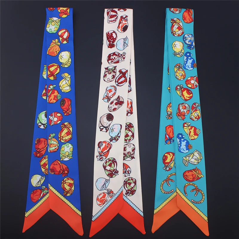Women Silk Long Skinny Scarf Female Foulard Neck Scarfs Print Fashion Office Neckerchief Lady Hair Scarves Ribbon 2020 New
Women Silk Long Skinny Scarf Female Foulard Neck Scarfs Print Fashion Office Neckerchief Lady Hair Scarves Ribbon 2020 New