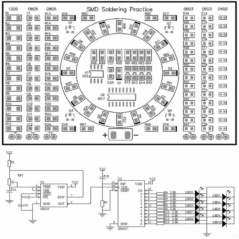 DIY 1* Electronics Project Electrical Equipment Supplies Functional Practice