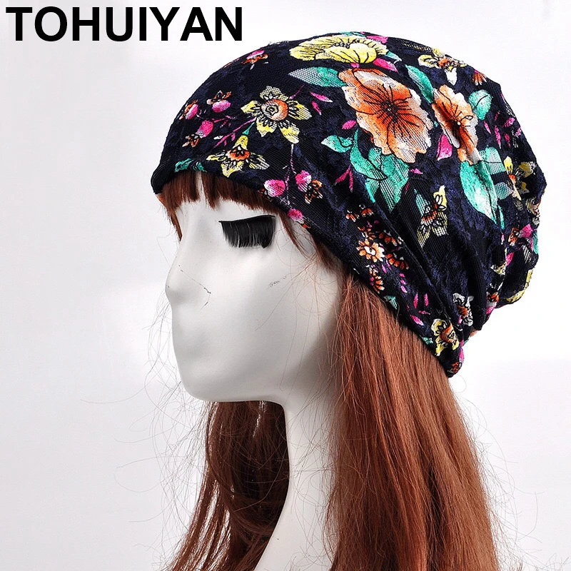 TOHUIYAN 2019 New Women Hat Cotton Adult Casual Floral Girl's Hats Spring Autumn Female Cap 3 Colors Fashion Skullies Beanies
TOHUIYAN 2019 New Women Hat Cotton Adult Casual Floral Girl's Hats Spring Autumn Female Cap 3 Colors Fashion Skullies Beanies