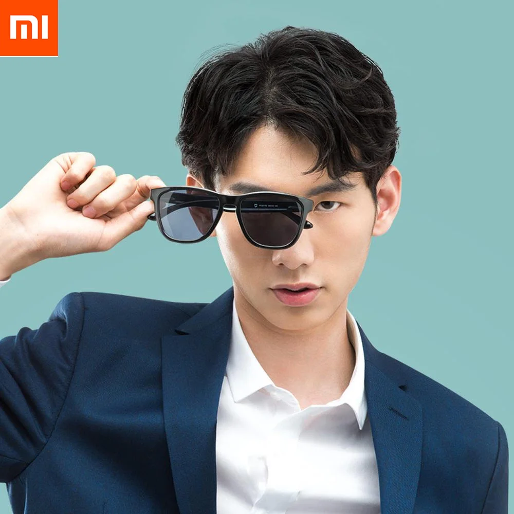 

Солнцезащитные очки Xiaomi Mijia Youpin TAC, классические квадратные солнцезащитные очки для мужчин и женщин, поляризованные линзы, цельные дизайнер...
