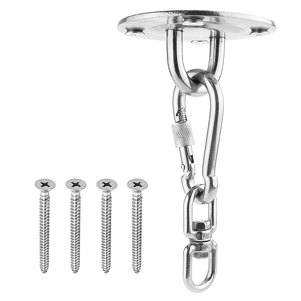 Suspension Strap Trainer Anchor Bracket Hook Stainless Steel Ceiling Mount
Suspension Strap Trainer Anchor Bracket Hook Stainless Steel Ceiling Mount