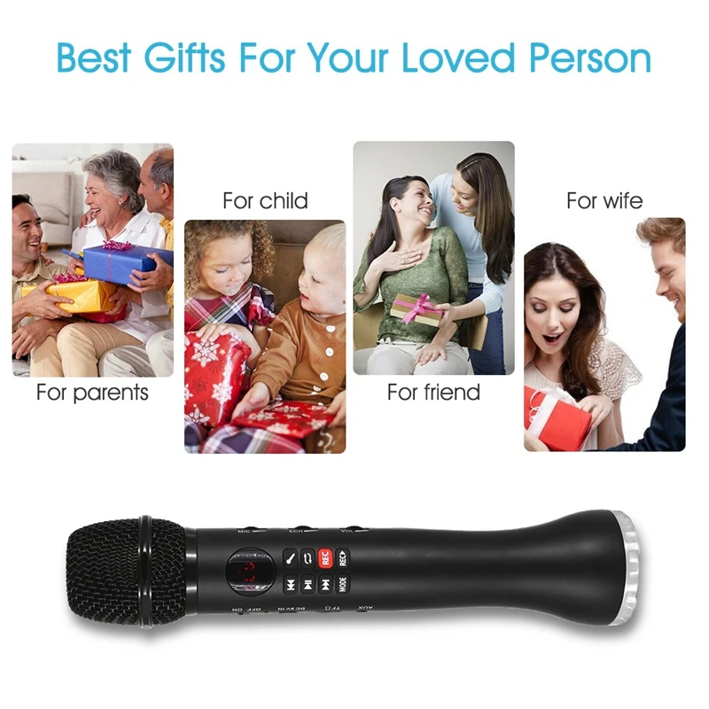 Professional Karaoke Microphone Wireless Speaker Portable Bluetooth Microphone For Phone Iphone Handheld Condenser Mic
Professional Karaoke Microphone Wireless Speaker Portable Bluetooth Microphone For Phone Iphone Handheld Condenser Mic