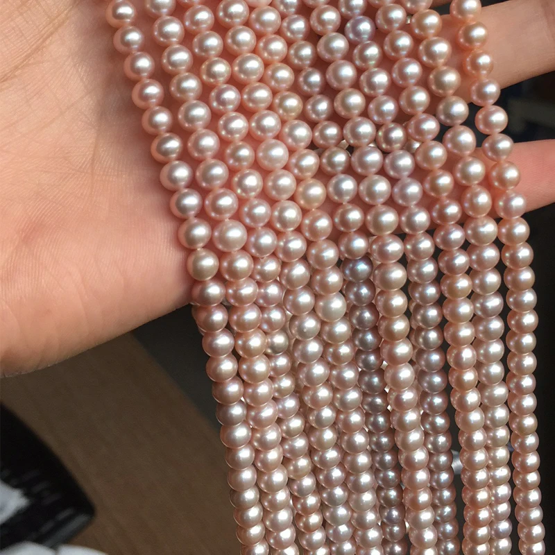 Freshwater Pearl Necklace Round Shape with Size 5.5-6mm Pearls Perfect Luster for DIY Jewelry Loose Pearl Strands
Freshwater Pearl Necklace Round Shape with Size 5.5-6mm Pearls Perfect Luster for DIY Jewelry Loose Pearl Strands