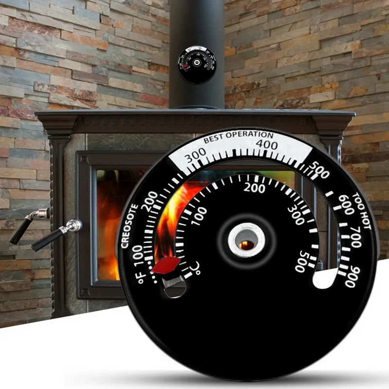 Magnetic Stove Thermometer Heat Powered for Wood Log Burning Stove Fireplace Fireplace Fan Thermometer with Large Display
Magnetic Stove Thermometer Heat Powered for Wood Log Burning Stove Fireplace Fireplace Fan Thermometer with Large Display