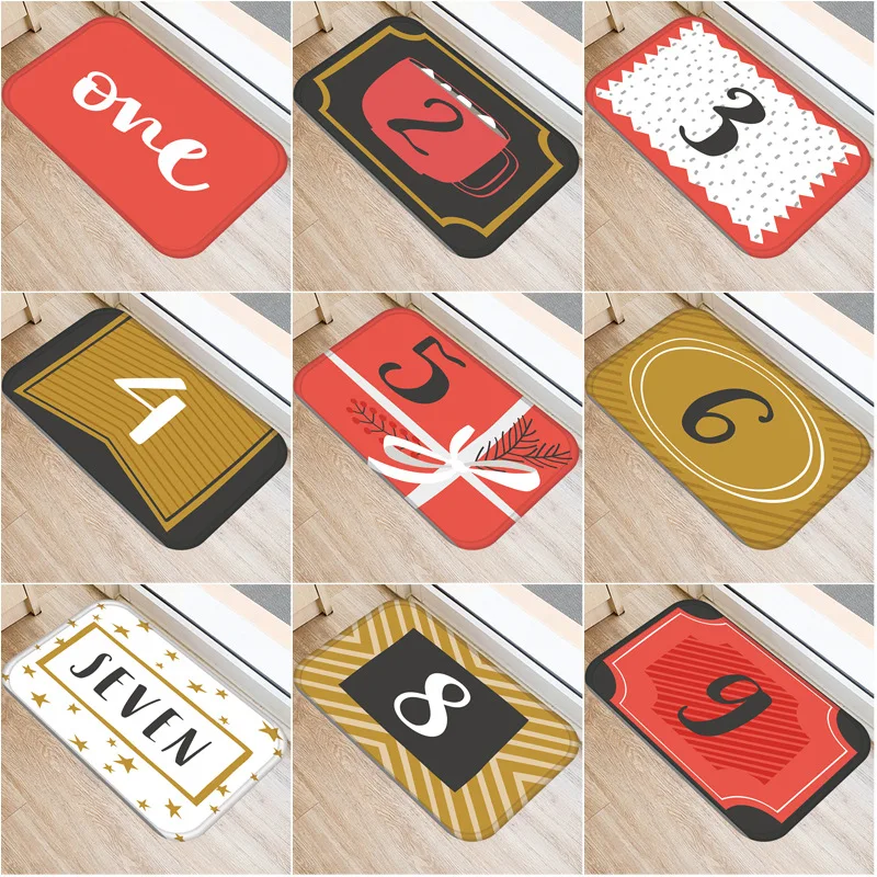 40x60cm Cute Diy Print Floor Mat Bathroom Living Room Carpet Ground Mat Slip Door Bath Pad Rug Number
40x60cm Cute Diy Print Floor Mat Bathroom Living Room Carpet Ground Mat Slip Door Bath Pad Rug Number