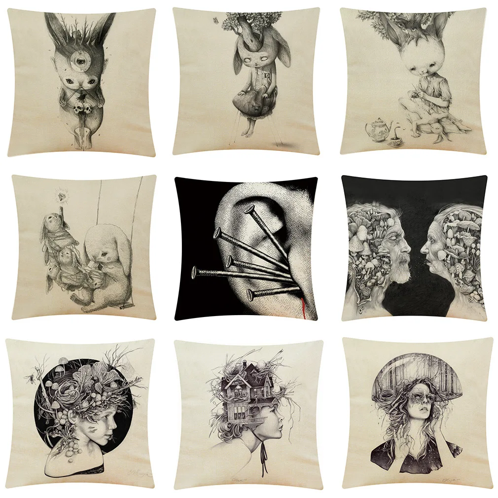 White Throw Pillow Retro Cushion Nordic Style Almofada Decorativa Fashion Printing Cotton Linen Car Pillow Sofa Pillow Cushion
White Throw Pillow Retro Cushion Nordic Style Almofada Decorativa Fashion Printing Cotton Linen Car Pillow Sofa Pillow Cushion