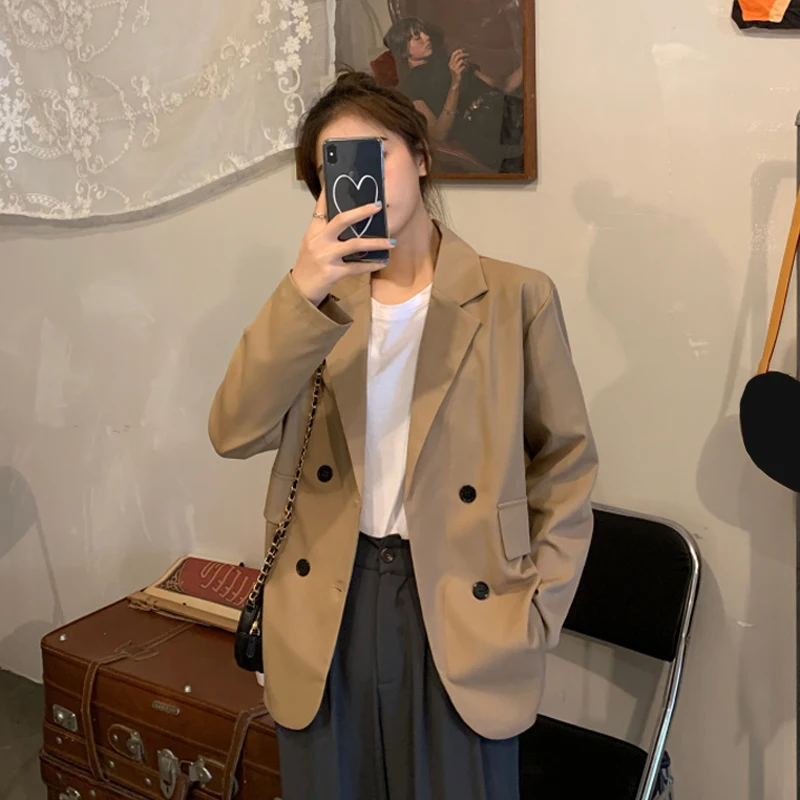 Spring British Style Fashion Women Blazer Suits Coat Female Solid Long Sleeve Thin Blazer Set Office Outerwear Ladies A133
Spring British Style Fashion Women Blazer Suits Coat Female Solid Long Sleeve Thin Blazer Set Office Outerwear Ladies A133