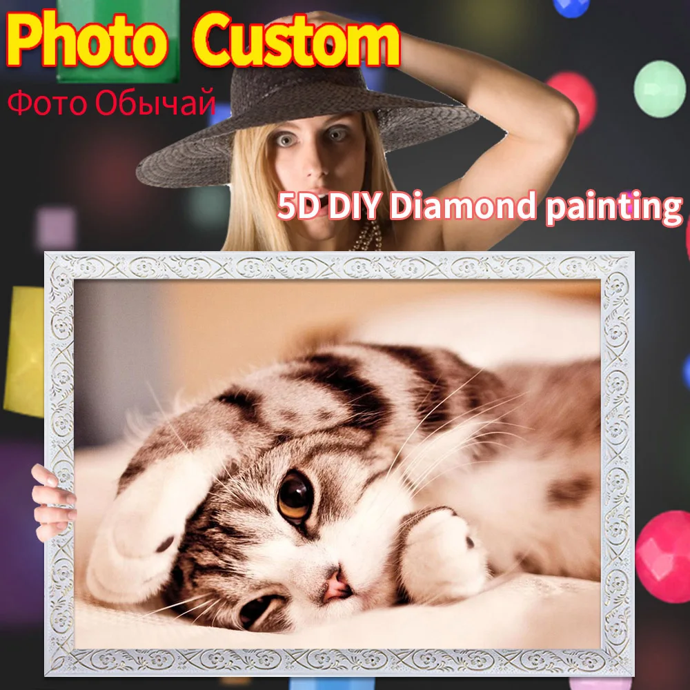 New DIY Diamond Painting Photo Custom Pet Full Diamond Square/round Diamond Embroidery Mosaic Cross Stitch Home Decoration Gift
New DIY Diamond Painting Photo Custom Pet Full Diamond Square/round Diamond Embroidery Mosaic Cross Stitch Home Decoration Gift