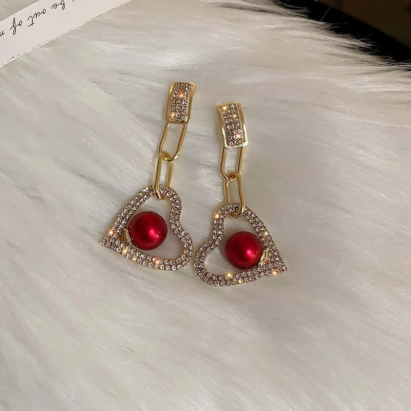 LOVOACC Роскошные полностью блестящие стразы полые любовь сердце кулон серьги для женщин красный цвет жемчуг серьги Ювелирные изделия Подарки
LOVOACC Роскошные полностью блестящие стразы полые любовь сердце кулон серьги для женщин красный цвет жемчуг серьги Ювелирные изделия Подарки