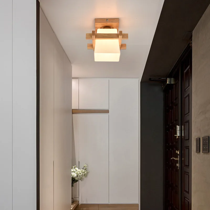 Nordic Modern LED Ceiling Light Wood Glass Minimalist Lighting Fixture Living Bedroom Restaurant Dining Indoor Decoration Lamps
Nordic Modern LED Ceiling Light Wood Glass Minimalist Lighting Fixture Living Bedroom Restaurant Dining Indoor Decoration Lamps