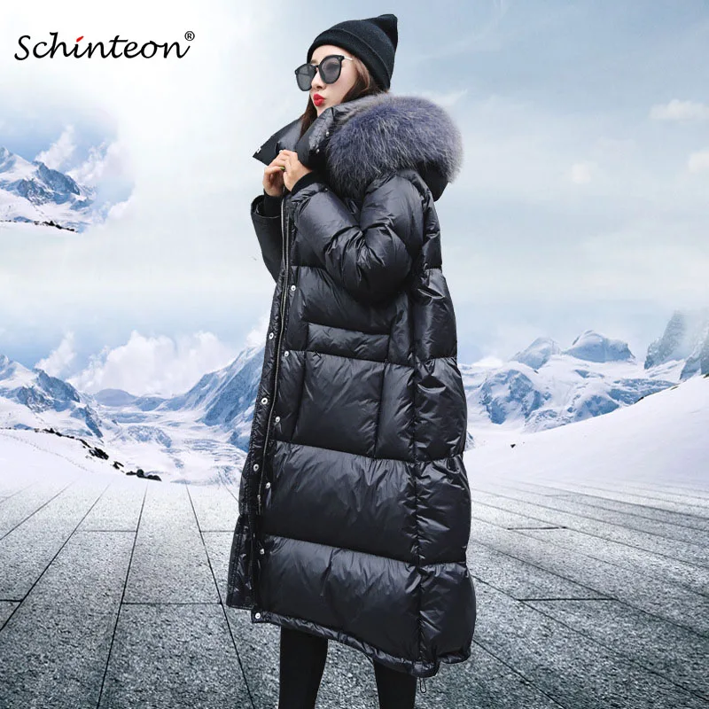 Schinteon/2021 Новый пуховик большого размера с натуральным мехом и капюшоном, свободная зимняя теплая длинная верхняя одежда, пальто с подкладко...
Schinteon/2021 Новый пуховик большого размера с натуральным мехом и капюшоном, свободная зимняя теплая длинная верхняя одежда, пальто с подкладко...