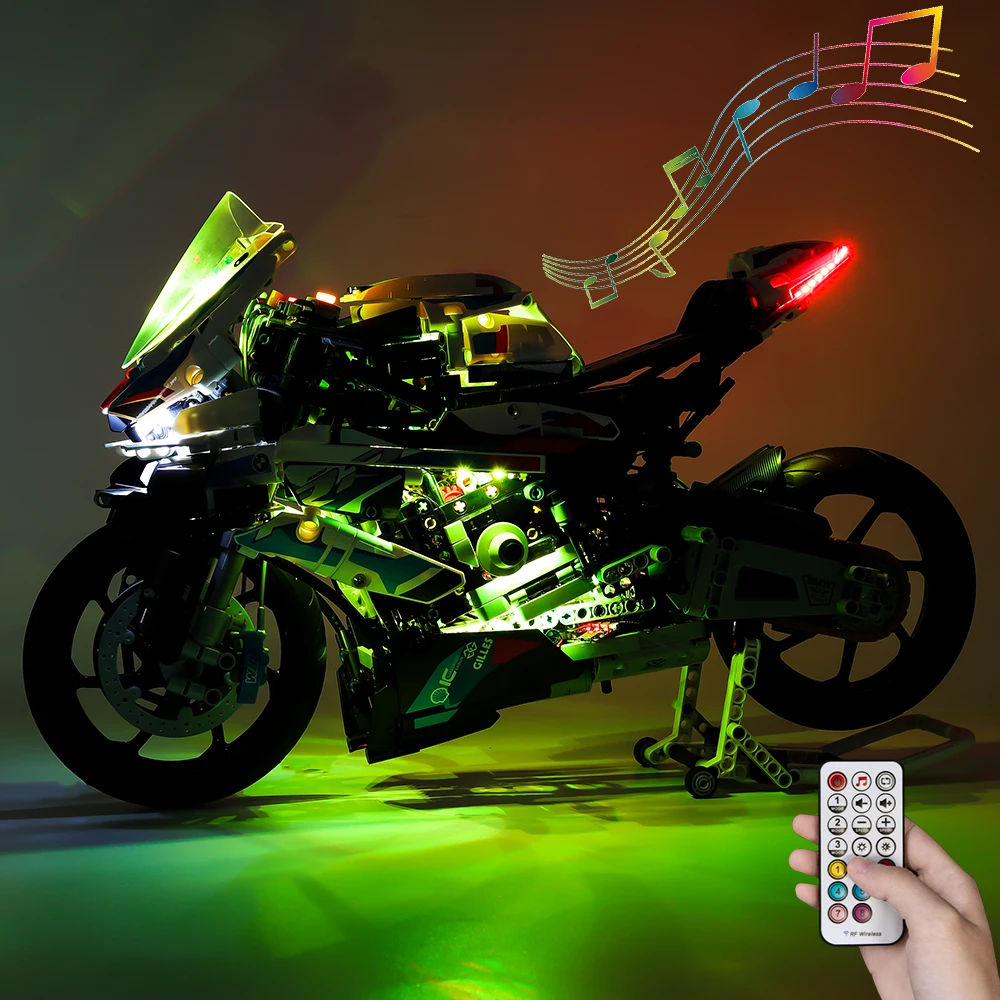 LED Light Kit For Technical Famous M 1000 RR Motorcycle 42130 Speed Racing MOC Motorbike DIY Lamp Toys Not Include Blocks Set
LED Light Kit For Technical Famous M 1000 RR Motorcycle 42130 Speed Racing MOC Motorbike DIY Lamp Toys Not Include Blocks Set