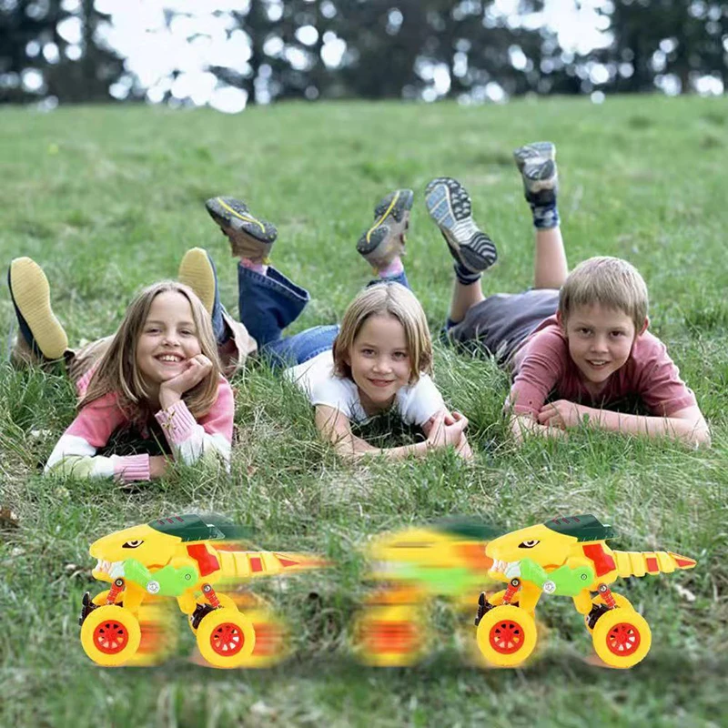 Children's Toy Car Bigfoot Dinosaur Pull Back Big Inertia Off-road Vehicle 4WD Triceratops Tyrannosaurus Animal Model For Boy
Children's Toy Car Bigfoot Dinosaur Pull Back Big Inertia Off-road Vehicle 4WD Triceratops Tyrannosaurus Animal Model For Boy