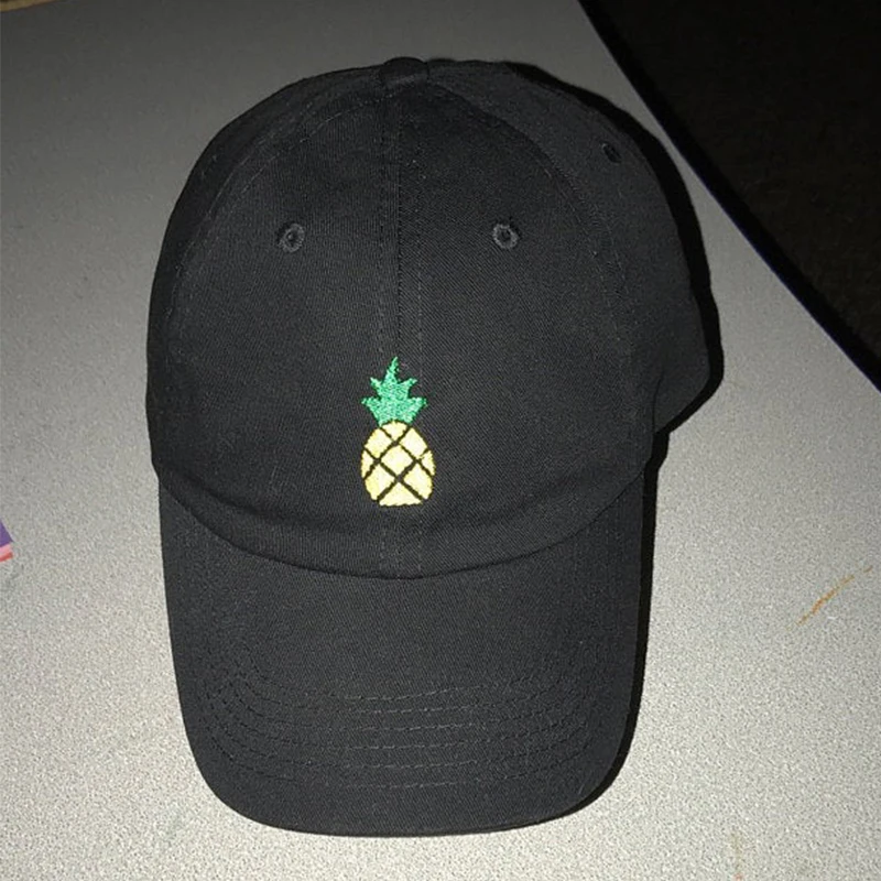 Unstructured Six Panel pineapple embroidery baseball cap 100% cotton adjstable snap back dad hat men women sports caps
Unstructured Six Panel pineapple embroidery baseball cap 100% cotton adjstable snap back dad hat men women sports caps