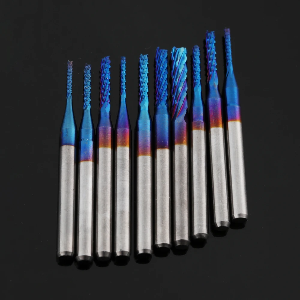 Routing Bit Carbide Rotary Tool Wood Stone Metal Root Carving Cutter For PCB Machine CNC Router Bit Engraving Cutting0.8-3.175mm
Routing Bit Carbide Rotary Tool Wood Stone Metal Root Carving Cutter For PCB Machine CNC Router Bit Engraving Cutting0.8-3.175mm