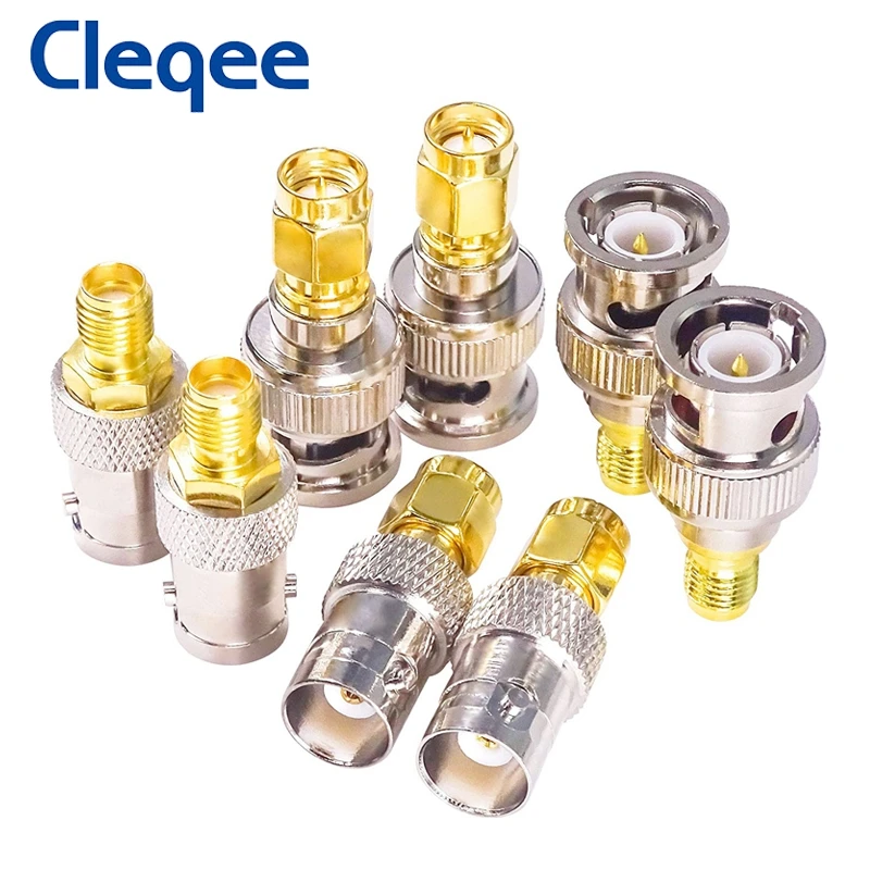 Cleqee 4 Types SMA to BNC Antenna Connector SMA Male Female to BNC Male Female RF Adapter Coax Coaxial
Cleqee 4 Types SMA to BNC Antenna Connector SMA Male Female to BNC Male Female RF Adapter Coax Coaxial