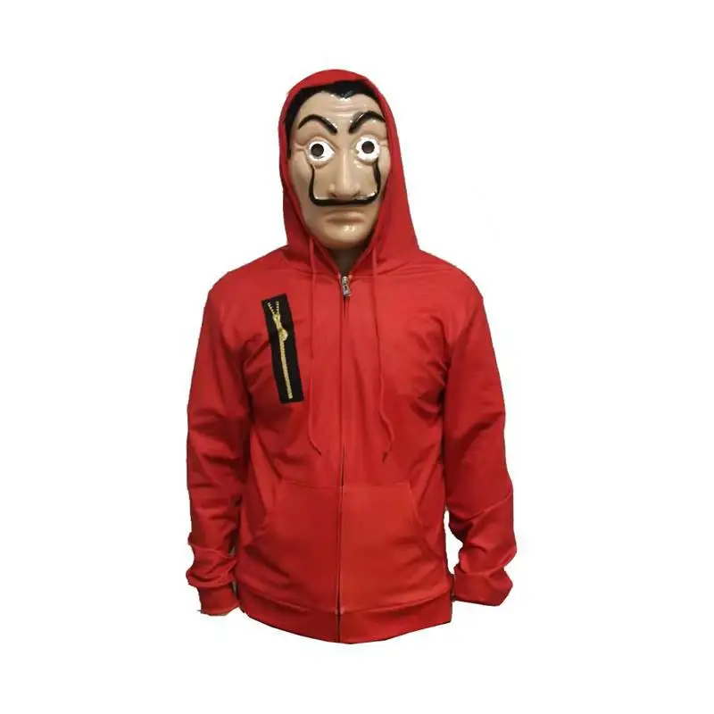 Красные толстовки La Casa De Papel для косплея, куртка с принтом дали, повседневный костюм унисекс для косплея на Хэллоуин, косплей-костюм из Испан...
Красные толстовки La Casa De Papel для косплея, куртка с принтом дали, повседневный костюм унисекс для косплея на Хэллоуин, косплей-костюм из Испан...